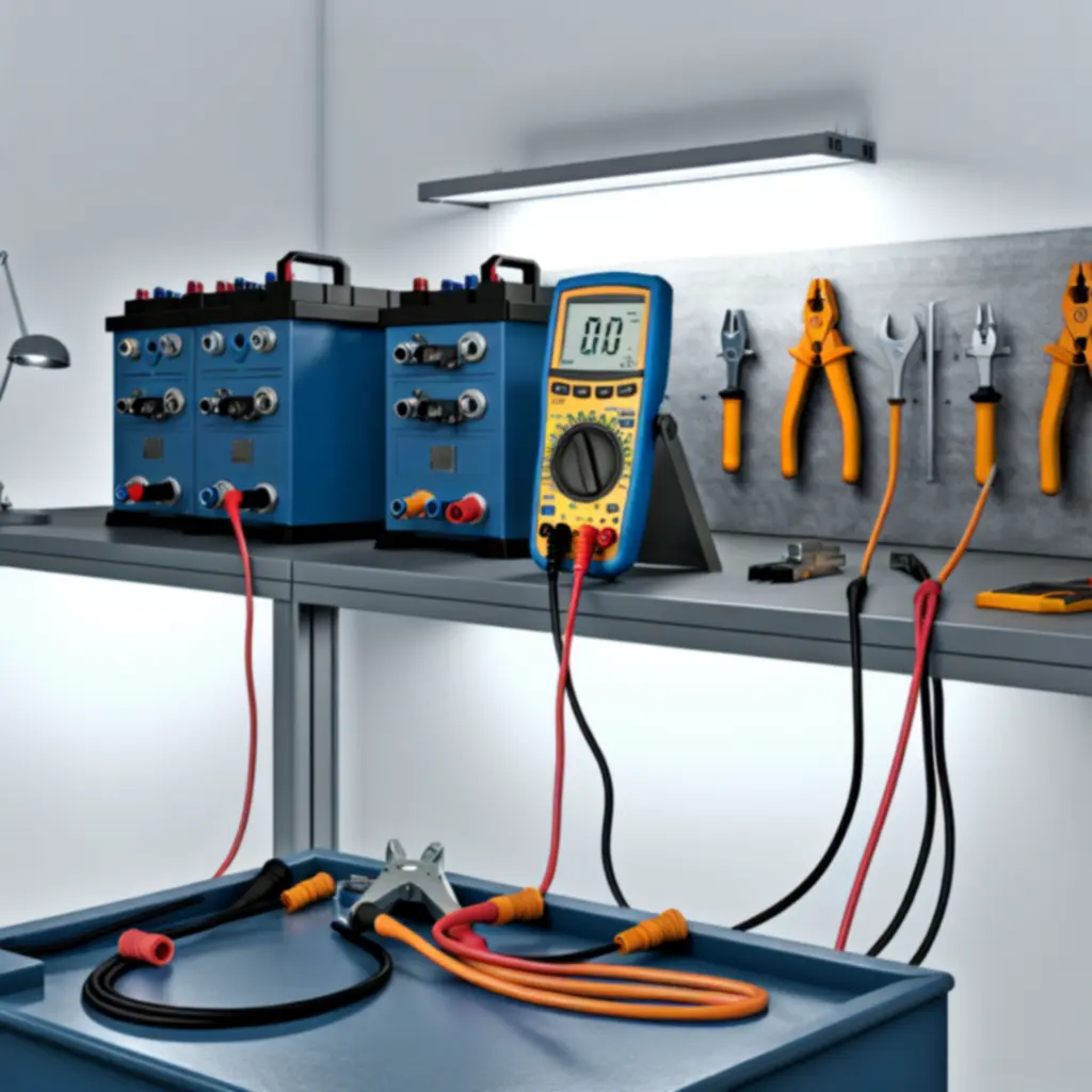 Stanowisko testowania układów elektrycznych i bateryjnych