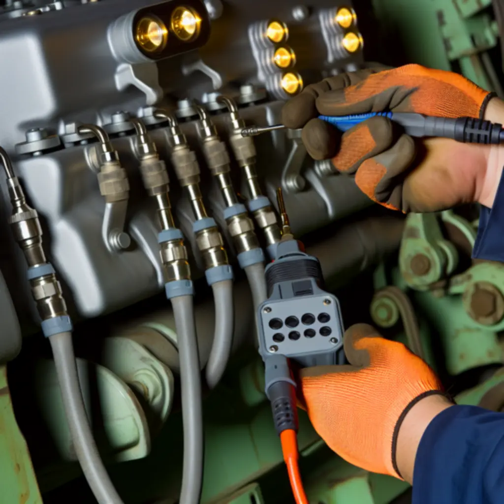 Analiza silnika spalinowego z wykorzystaniem precyzyjnego sprzętu pomiarowego