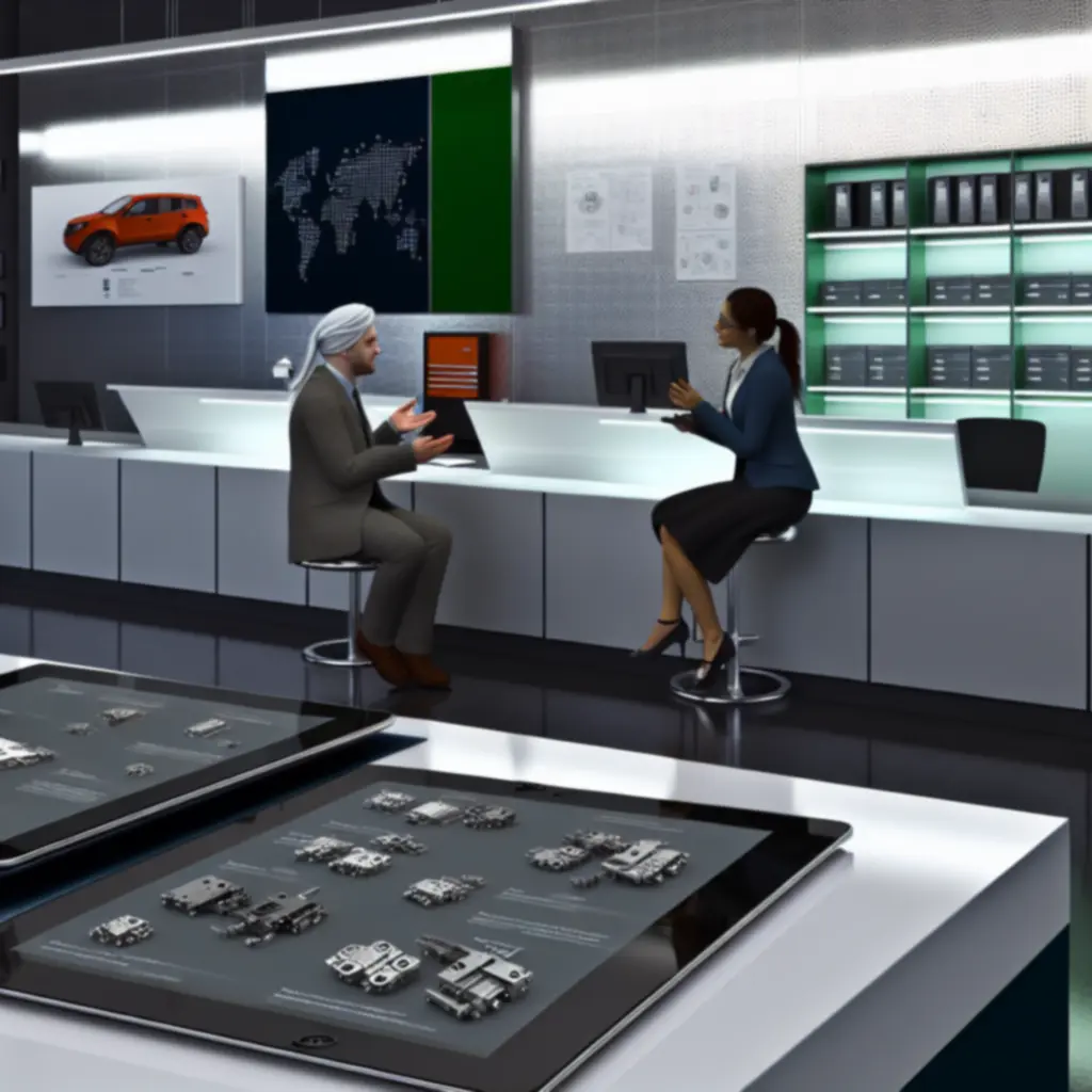 Stanowisko konsultacyjne z dokumentacją techniczną maszyn i komputerem