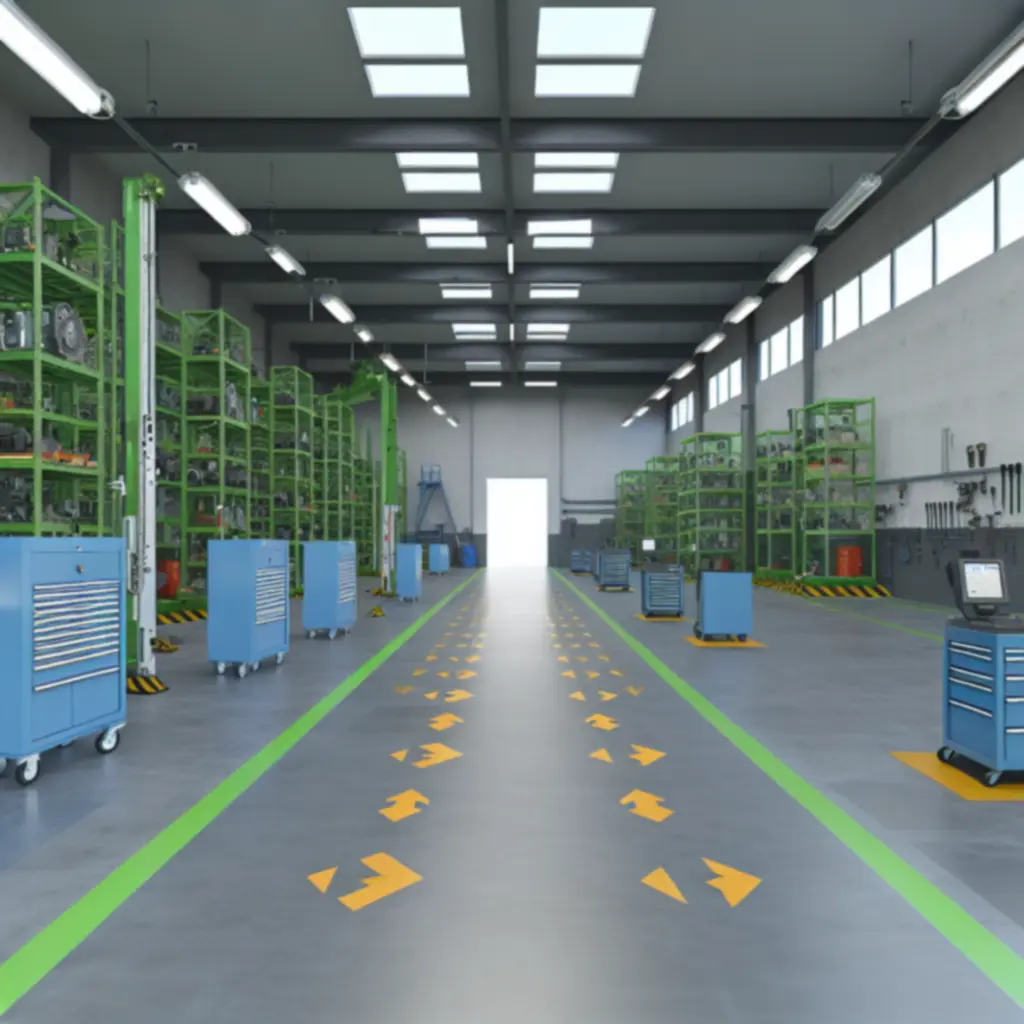 Wnętrze nowoczesnego warsztatu serwisowego TechnoFiksator